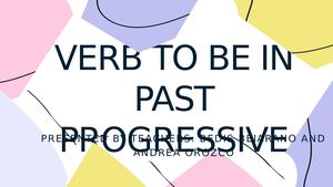 Verb to be in past progressive