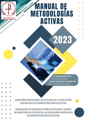 Manual de Metodologías Activas