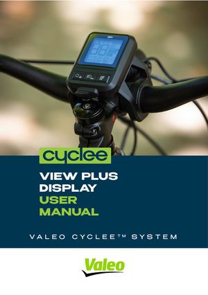 Valeo Cyclee 2022 Display Guide