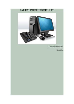 Partes De La Computadora Celeste Barrionuevo