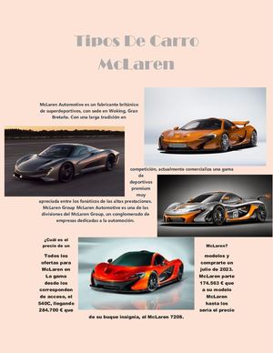 Tipos De Carro McLaren