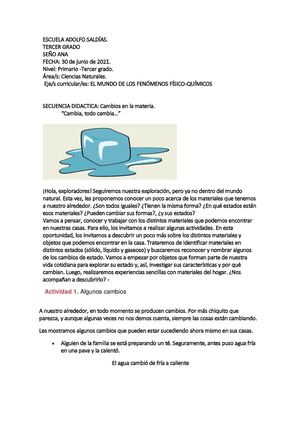 Secuencia Didáctica Cs Naturales La Materia (1)