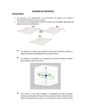 Algebra De Matrices