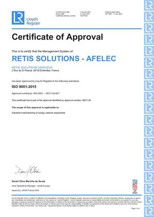 ISO 9001 CERTIFICATE