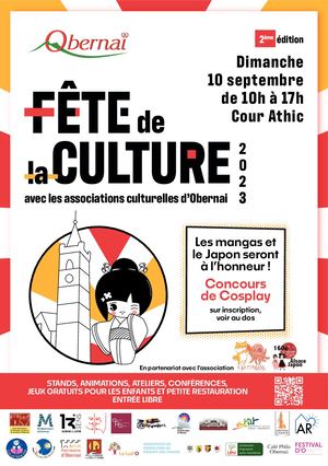 Programme Fête de la Culture 2023 d'Obernai