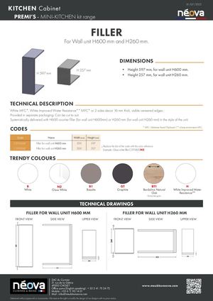 NEOVA 2023 PREMI'S FILLER Wall Cabinet