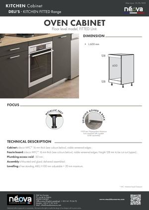 NEOVA 2023 DELI'S OVEN CABINET