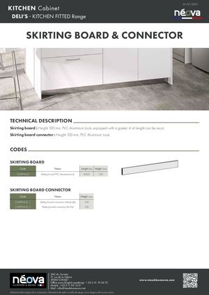 NEOVA 2023 DELI'S SKIRTING BOARD AND BACKS