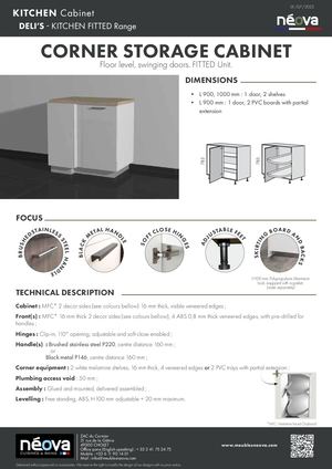 NEOVA 2023 DELI'S CORNER STORAGE CABINET
