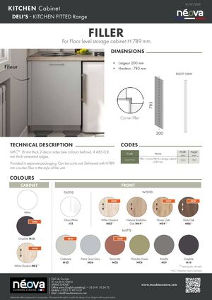 NEOVA 2023 DELI'S STORAGE CABINET FILLER