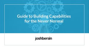 Bersin Guide To Building Capabilities