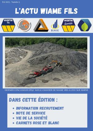 L'actu Wiame Fils N°5