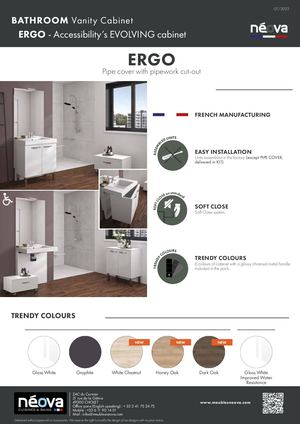 NEOVA 2023 ERGO PIPE COVER With Pipework Cut Out