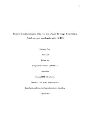 Proyecto Acción Seminario Final