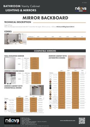 NEOVA 2023 Mirror Backboard
