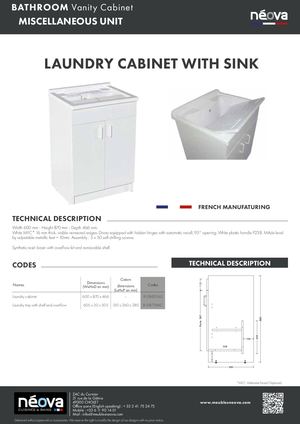 NEOVA 2023 Laundry Cabinet