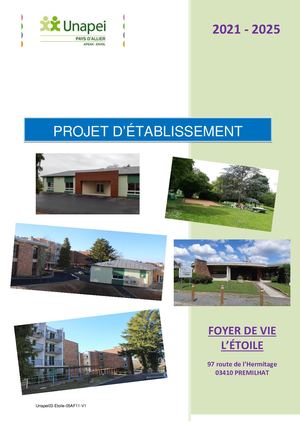 Projet établissement Etoile