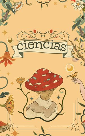Portada De Libro Cuentos Magicos Fantasia Tradicional Crema
