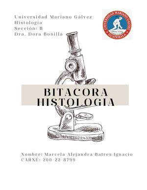 Bitácora Modulo I Histología Ii (1)