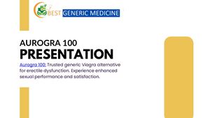 Aurogra 100: Enhancing Lives with Sildenafil Citrate