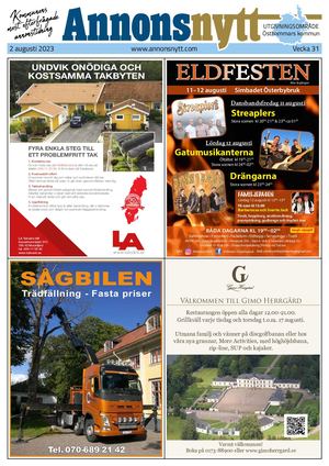 Annonsnytt V31 2023