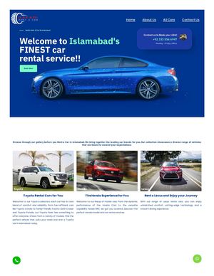 Rental car in Rawalpindi - Safari rent a car