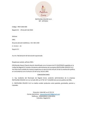 Documentación de la empresa.