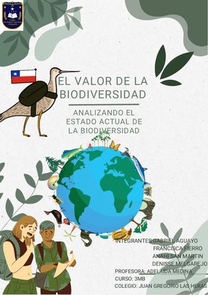 Documento A4 Portada Reporte Final Impacto Ambiental Verde Orgánico Simple