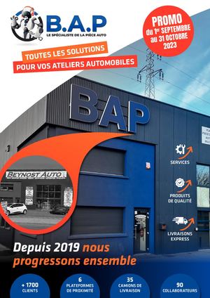 Catalogue BAP Septembre Novembre