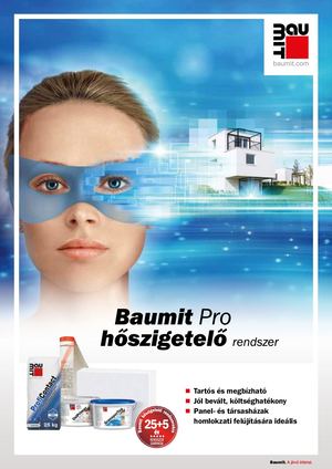 Baumit Pro homlokzati hőszigetelő rendszer