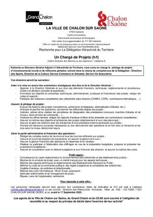 Un Chargé De Projets