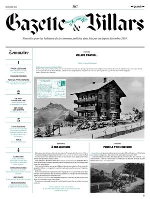 Gazette de Villars Hiver 2022-2023