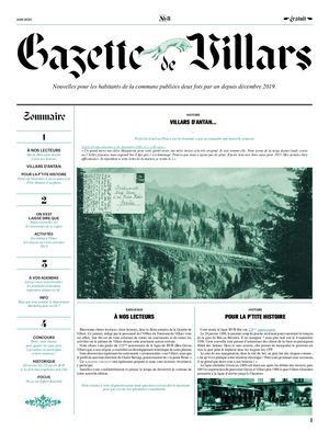 Gazette de Villars Eté 2023