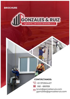 Brochure Servicios Generales Gonzales &Ruiz