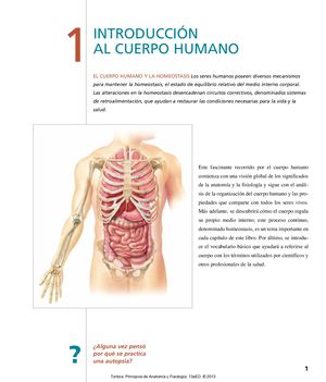 Anatomia Y Fisiologia Humana De Tortora