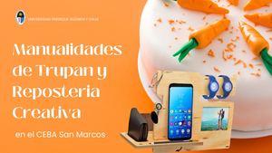 Talleres productivos de manualidades de Trupan y de Reposteria Creativa