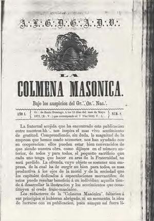 No. 2 - La Colmena Masónica - Año I