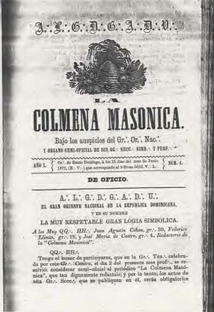 No. 4 - La Colmena Masónica - Año I