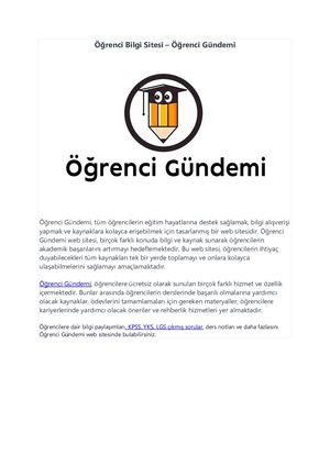 Öğrenci Gündemi