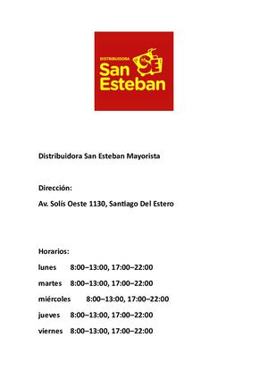 Distribuidora San Esteban Mayorista