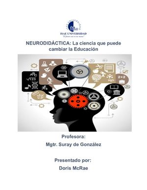 Neurodidactica Doris Mc Rae