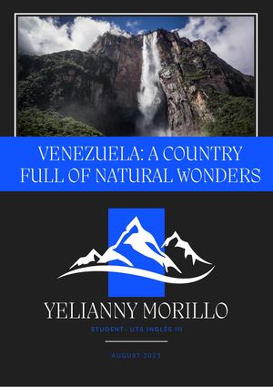 VENEZUELA: A COUNTRY FULL OF NATURAL WONDERS