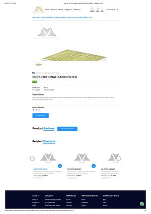 Buy Fp 25 015 Mann Filter Biofunctional Cabin Filter