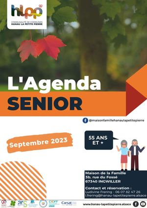 Agenda Senior Septembre 2023