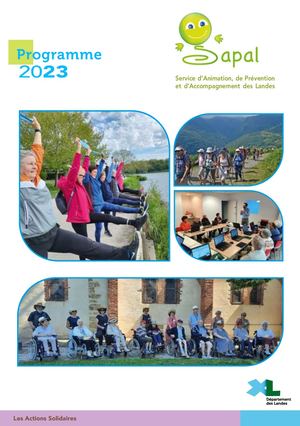 Calendrier des animations 2023 du SAPAL