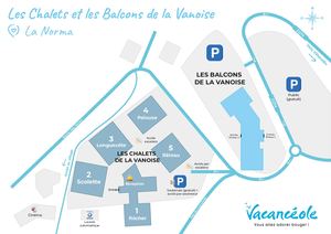 Plan Les Chalets & Balcons De La Vanoise