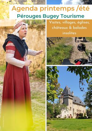 Agenda des visites guidées de Pérouges au Bugey