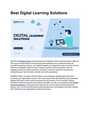Calaméo - Best Digital Learning Solutions