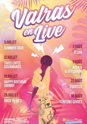 Programme Valras En Live 2023