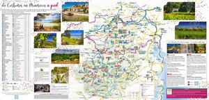 Carte Randonnées à pied 2023